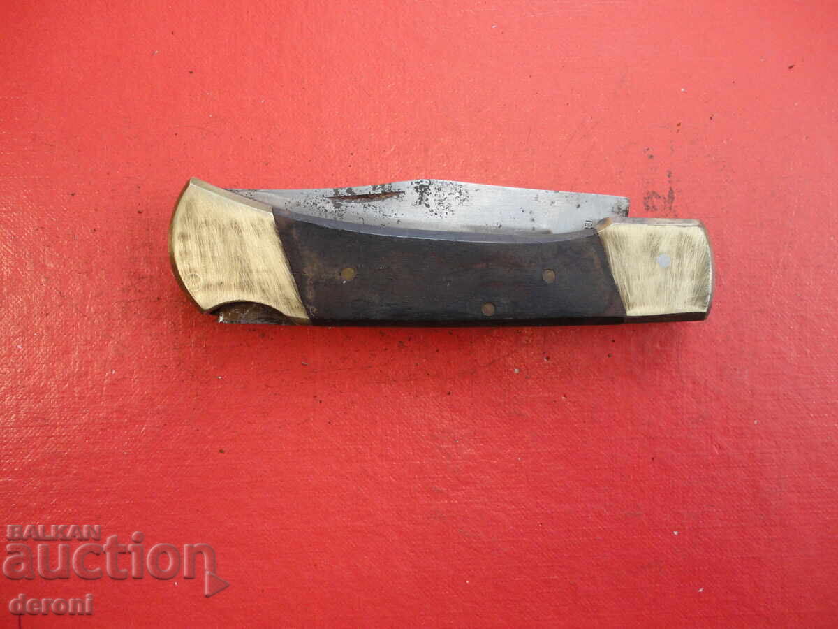 German Folding Semi-Automatic Pocket Knife - 7