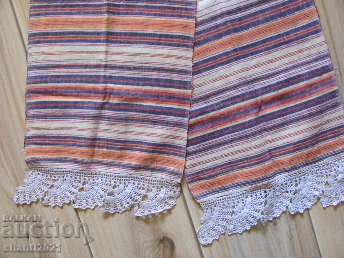 Δημοπρασία 19ος αι. πετσέτα, μαντήλι, χειροποίητο υφαντό καναρίνι, δαντέλα, 76x30εκ Δημοπρασία 19ος αι. πετσέτα, μαντήλι, χειροποίητο υφαντό καναρίνι, δαντέλα, 76x30εκ