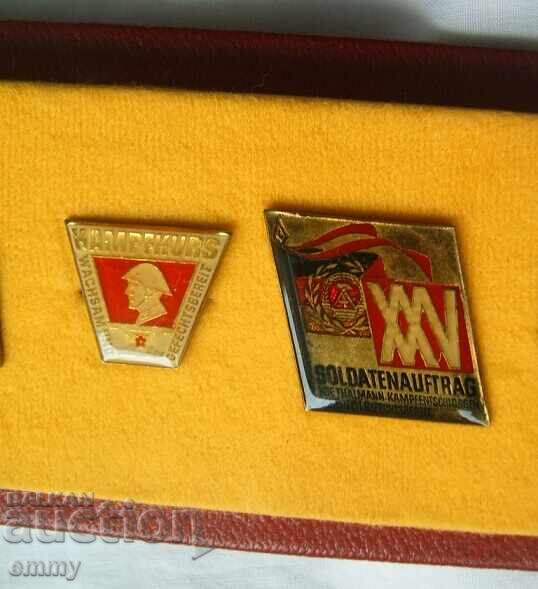 Δημοπρασία 6 τεμάχια σήματα Γερμανίας - "Έτοιμος για μάχη", "Αποστολή στρατιώτη" Δημοπρασία 6 τεμάχια σήματα Γερμανίας - "Έτοιμος για μάχη", "Αποστολή στρατιώτη"