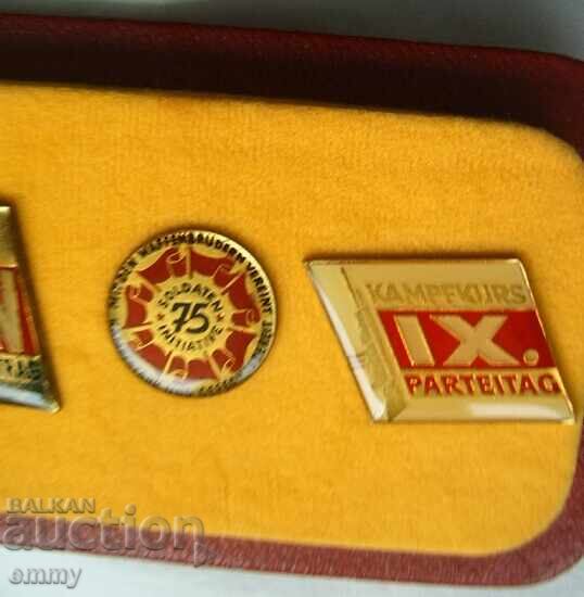 Παράδοση 6 τεμάχια σήματα Γερμανίας - "Έτοιμος για μάχη", "Αποστολή στρατιώτη" Παράδοση 6 τεμάχια σήματα Γερμανίας - "Έτοιμος για μάχη", "Αποστολή στρατιώτη"