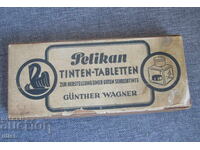 Set antic Pelikan cu cerneală tablete cutie