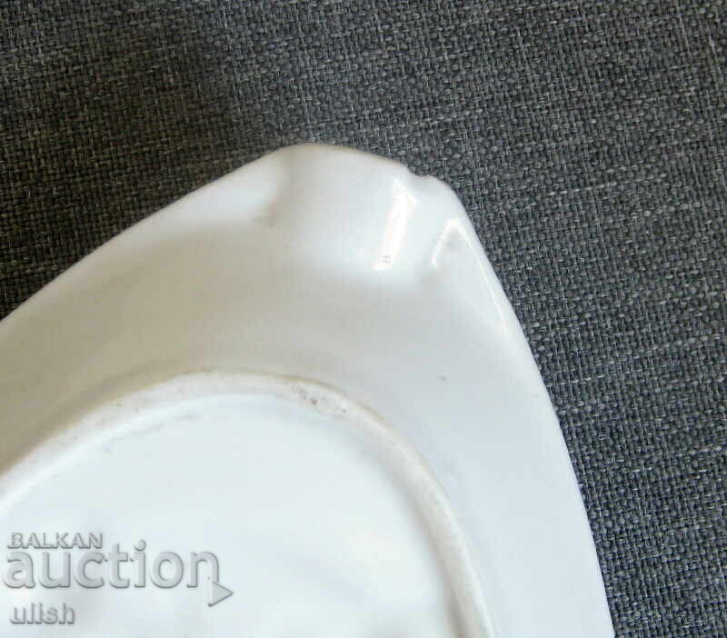 Аукцион Стар фигурален порцеланов пепелник булдог пушач