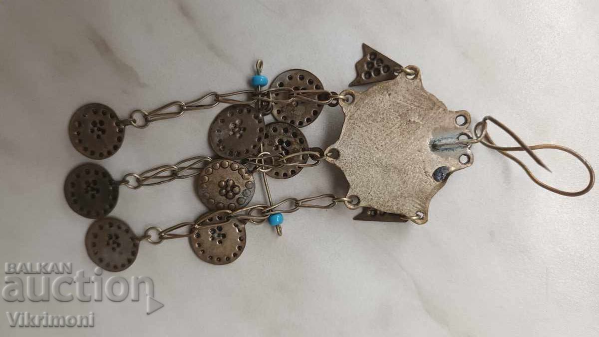 Revival jewelry, turquoise, needle, trembler, pin, needle, satchel, n with price 135.00 BGN | € 69.02