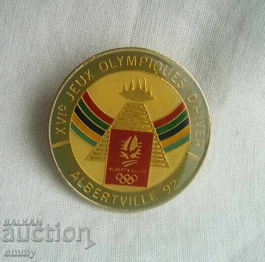 Σήμα - Χειμερινοί Ολυμπιακοί Αγώνες, Αλμπερβίλ 1992, Γαλλία