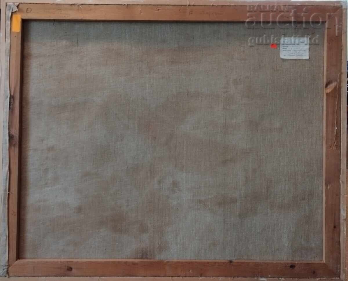 Delivery of Painting "Industrial Panorama", artist Dora Kuncheva (1926-2013) Delivery of Painting "Industrial Panorama", artist Dora Kuncheva (1926-2013)