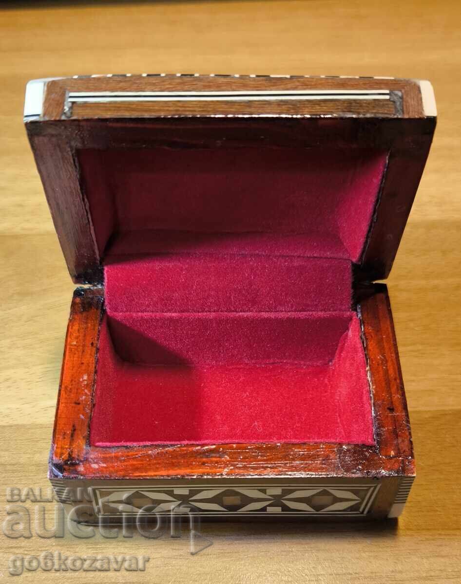 Luxury Wooden Box Mother-of-Pearl, Micro Mosaic Handmade - 6