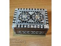 Cutie de lemn de lux Sedef, Mozaic micro, lucrat manual