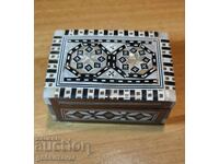 Luxury Wooden Box Mother-of-Pearl, Micro Mosaic Handmade