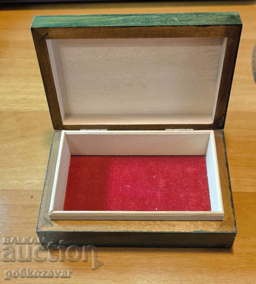 Old wooden box for playing cards! with price € 8.00 | 15.65 BGN Old wooden box for playing cards! with price € 8.00 | 15.65 BGN