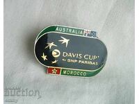Insigna Cupa Davis - Cupa Mondială de Tenis, echipa Maroc