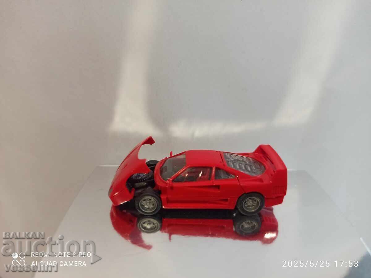 Delivery of Ferrari f40 model car 1/87 herpa HO from the nineties