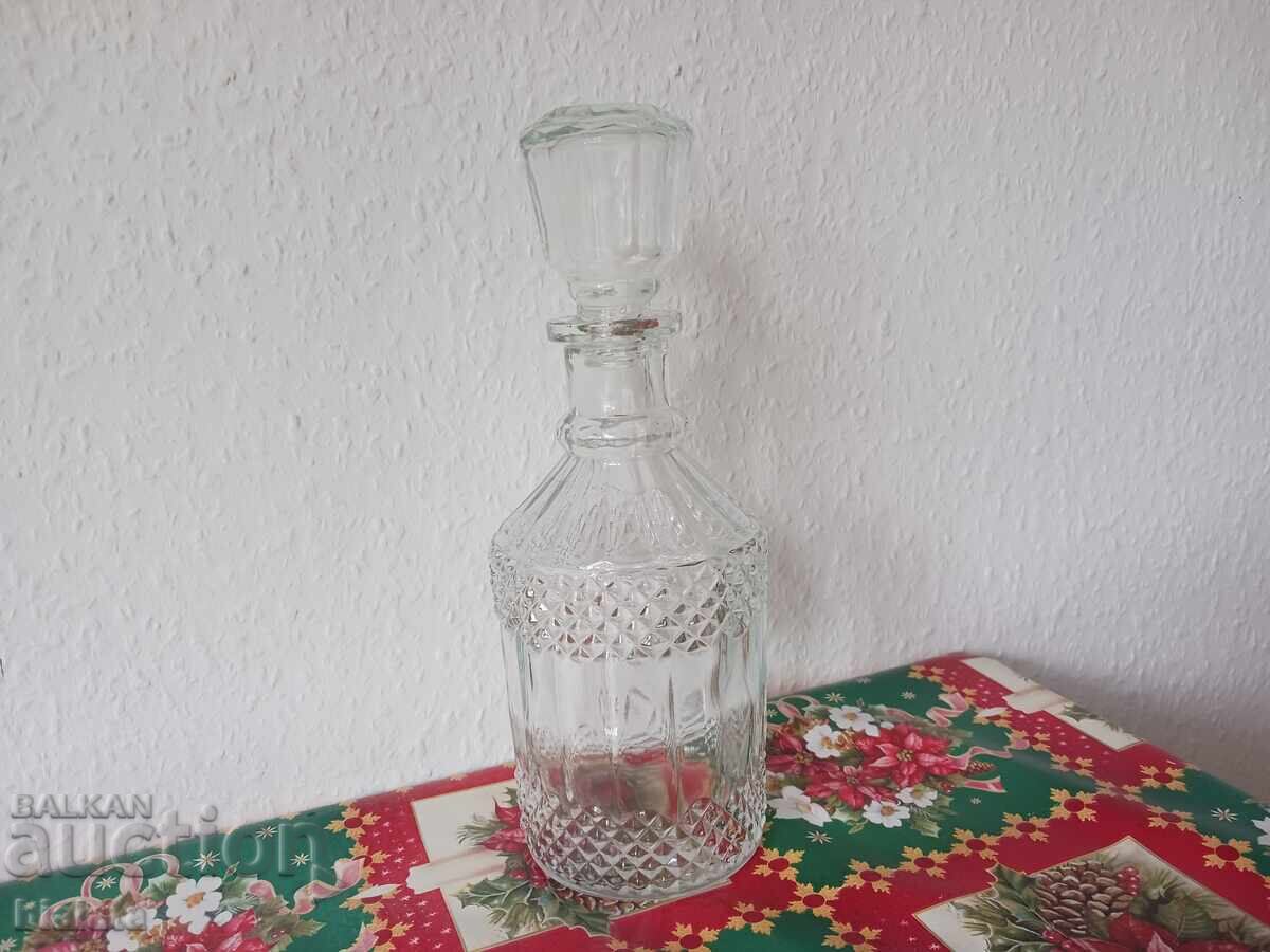 Δημοπρασία Γκαράφα, μπουκάλι - χοντρό ανάγλυφο γυαλί