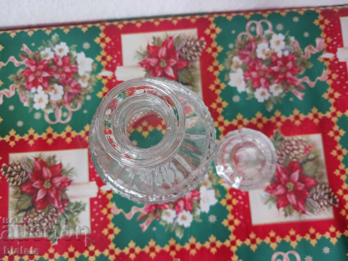 Γκαράφα, μπουκάλι - χοντρό ανάγλυφο γυαλί - 5