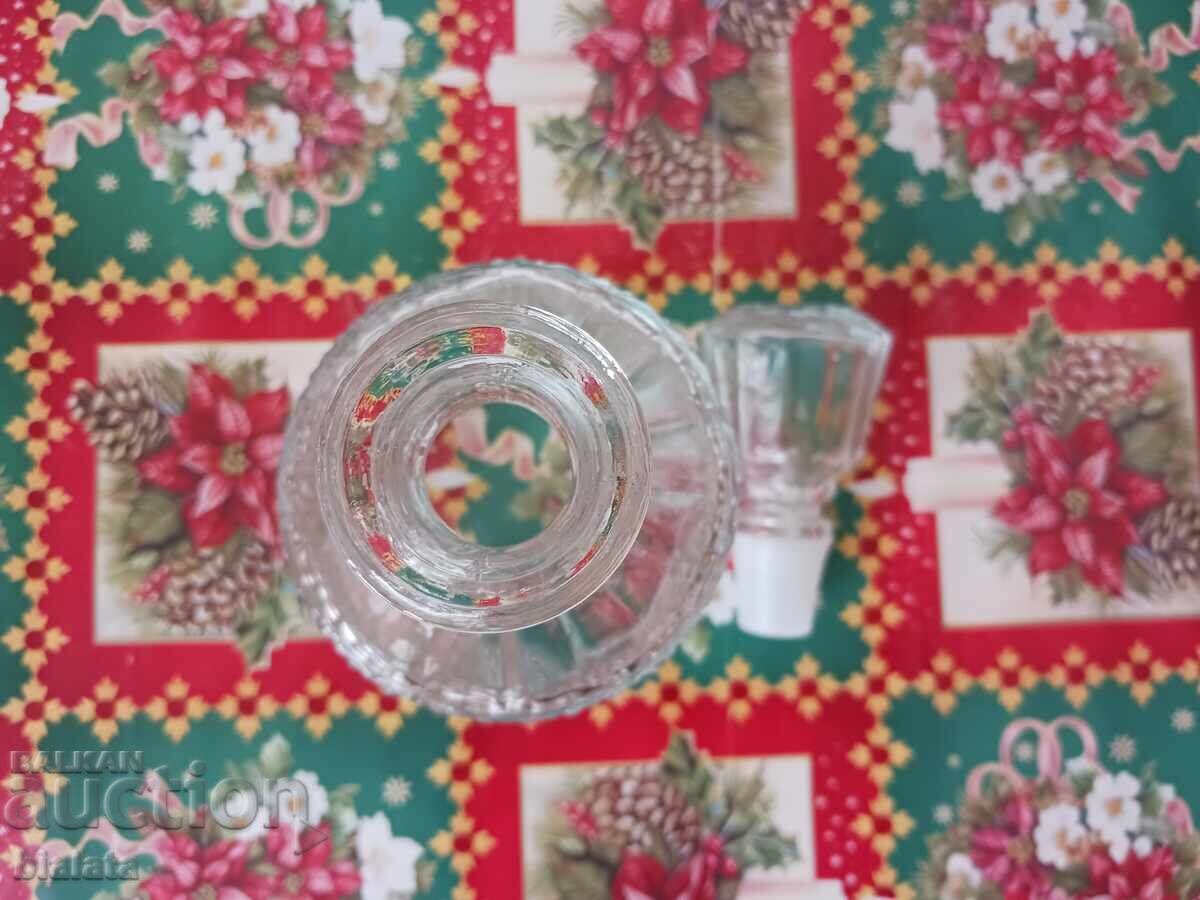 Γκαράφα, μπουκάλι - χοντρό ανάγλυφο γυαλί - 6