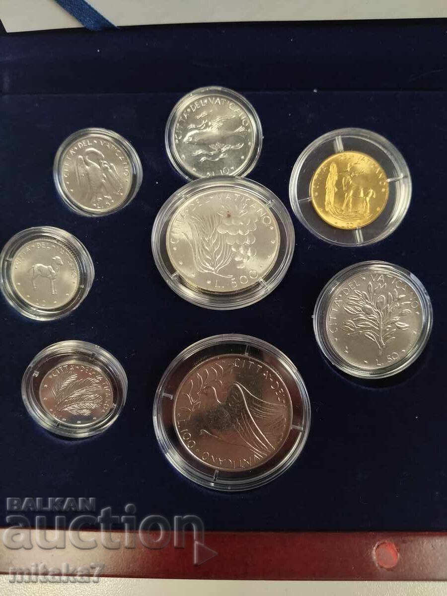 Παράδοση Σετ νομισμάτων 1972, Βατικανό