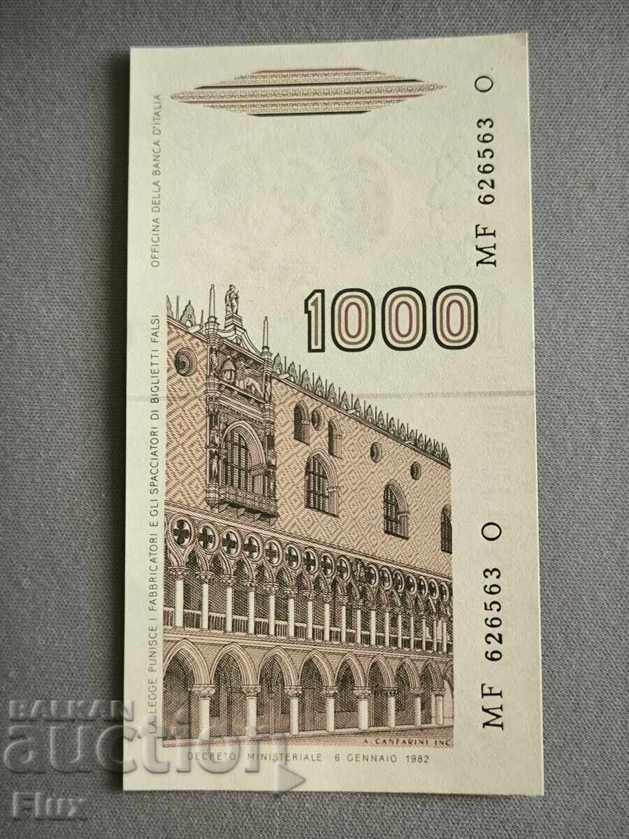 Δημοπρασία Τραπεζογραμμάτιο - Ιταλία - 1000 λιρών UNC | 1982 Δημοπρασία Τραπεζογραμμάτιο - Ιταλία - 1000 λιρών UNC | 1982