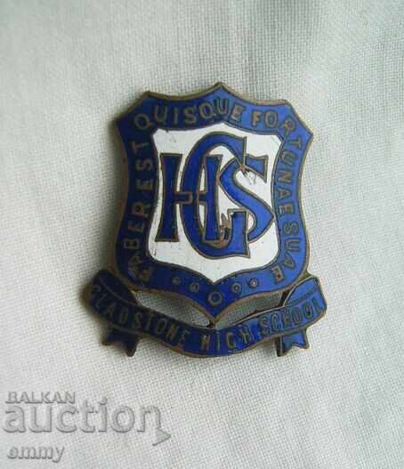 Значка гимназия Гладстоун GHS, Орегон, САЩ. Емайл с цена 16.00 лв. | € 8.18 Значка гимназия Гладстоун GHS, Орегон, САЩ. Емайл с цена 16.00 лв. | € 8.18