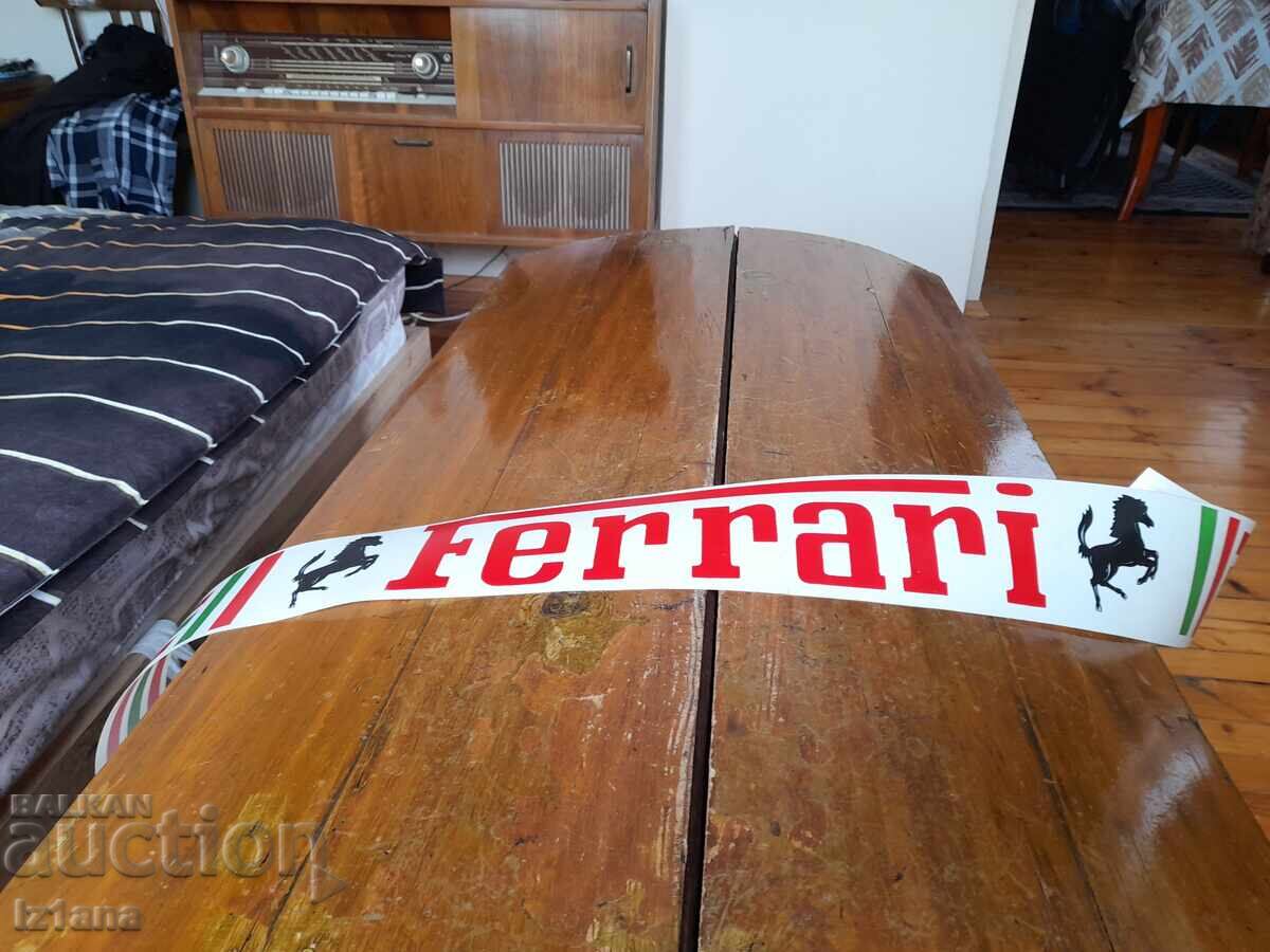 Autocolant vechi pentru mașină Ferrari cu preț 50.00 BGN | € 25.56 Autocolant vechi pentru mașină Ferrari cu preț 50.00 BGN | € 25.56