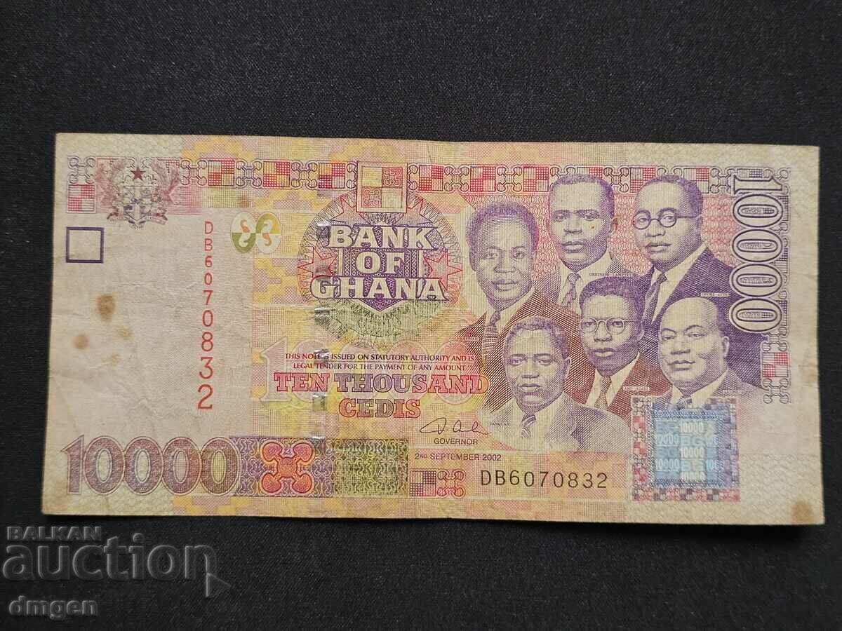 10,000 Ghanaian Cedis 2002 10,000 Ghanaian Cedis 2002