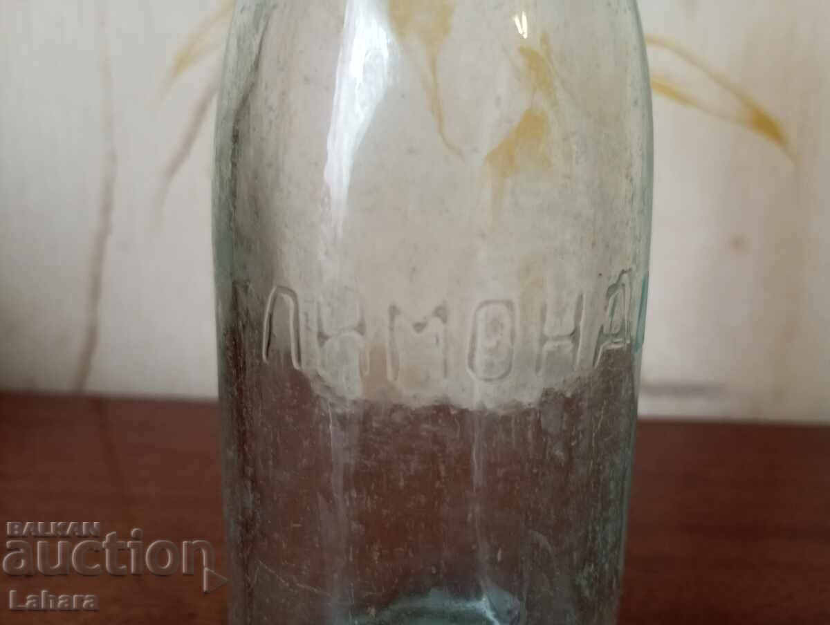 Antique lemonade bottle, inscription: lemonade with price 10.00 BGN | € 5.11 Antique lemonade bottle, inscription: lemonade with price 10.00 BGN | € 5.11