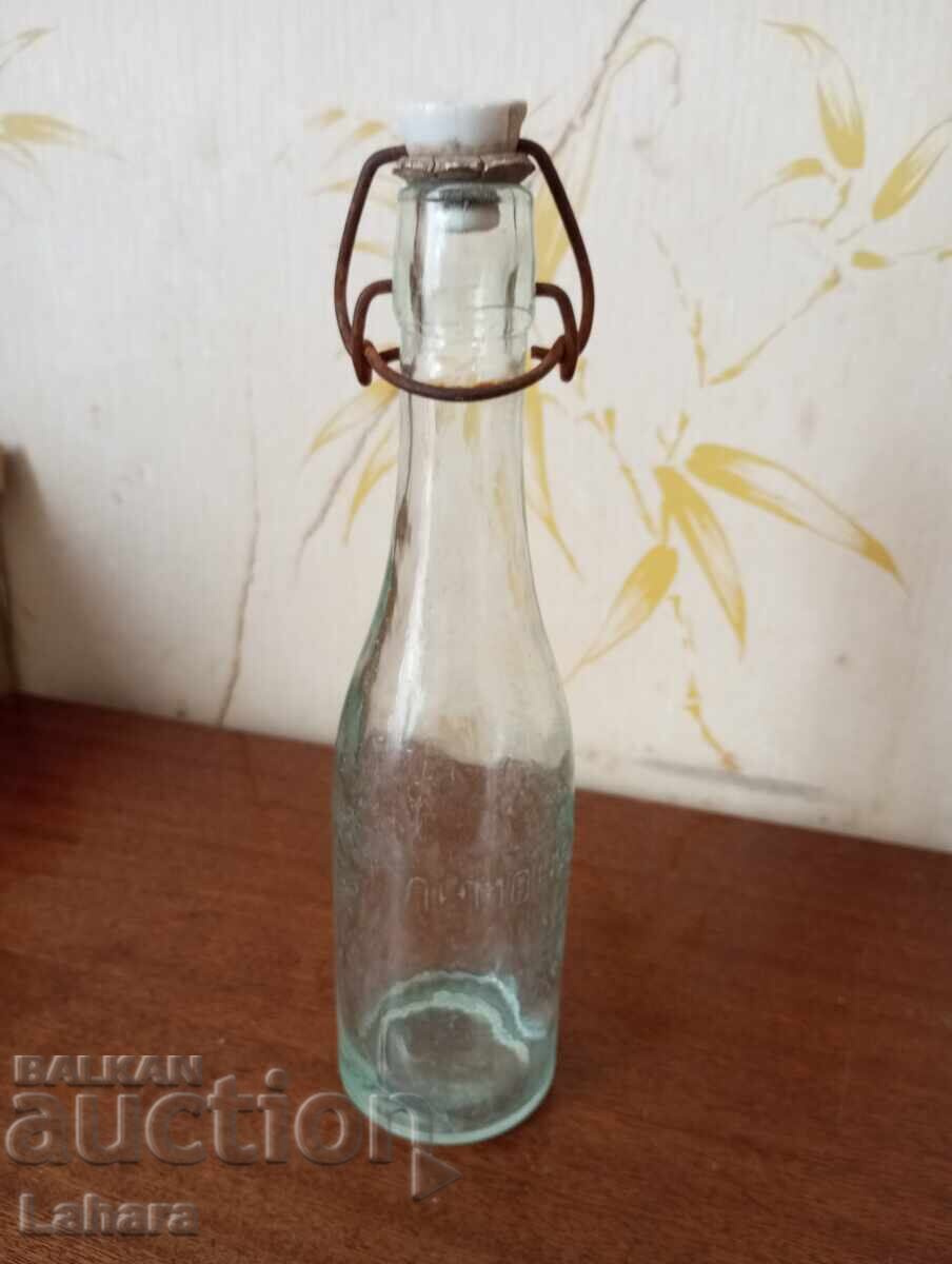 Auction Antique lemonade bottle, inscription: lemonade Auction Antique lemonade bottle, inscription: lemonade