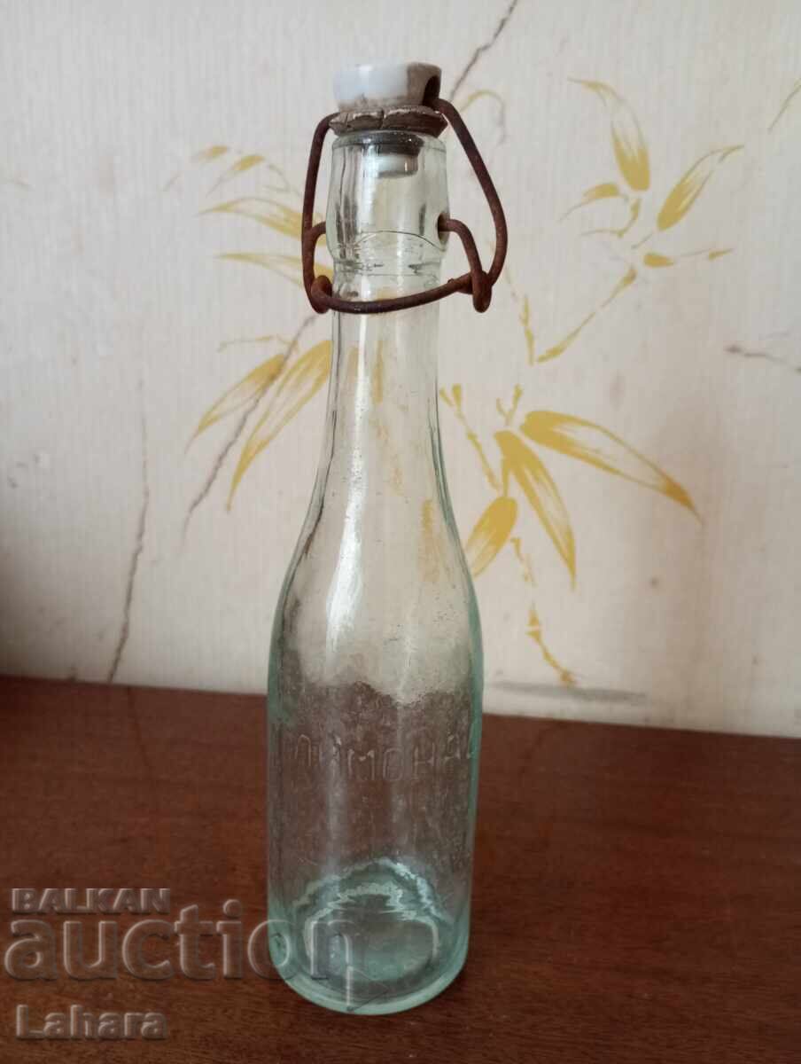 Antique lemonade bottle, inscription: lemonade - 6 Antique lemonade bottle, inscription: lemonade - 6