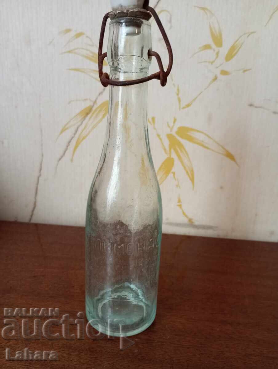 Antique lemonade bottle, inscription: lemonade Antique lemonade bottle, inscription: lemonade
