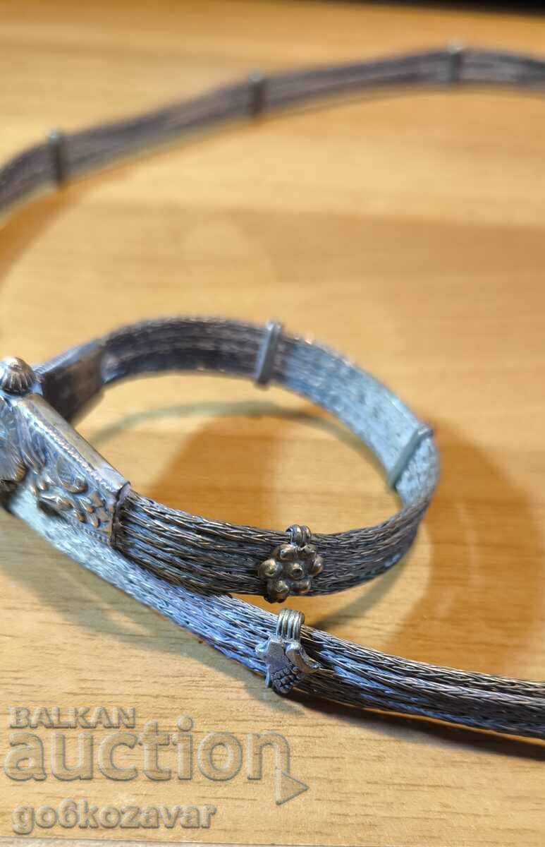 Аукцион Възрожденски комплект колан и гривна!Сачан!Прекрасно запазен Аукцион Възрожденски комплект колан и гривна!Сачан!Прекрасно запазен