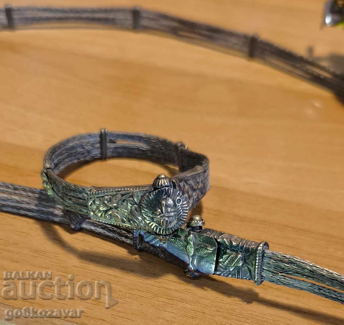 Възрожденски комплект колан и гривна!Сачан!Прекрасно запазен - 6 Възрожденски комплект колан и гривна!Сачан!Прекрасно запазен - 6
