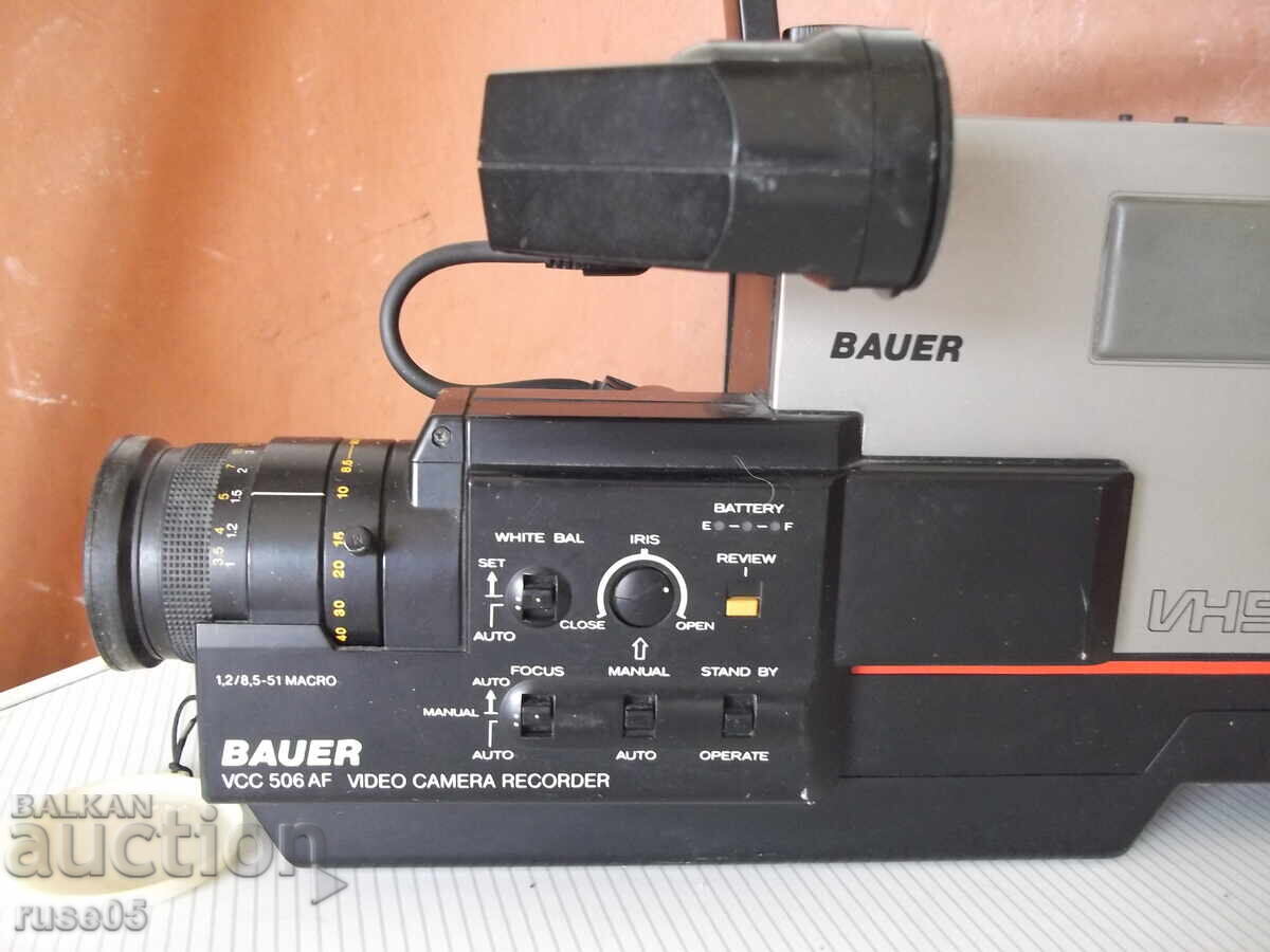 Video Camera "BAUER - VCC 506 AF-VHS MOVIE" with price 40.00 BGN | € 20.45
