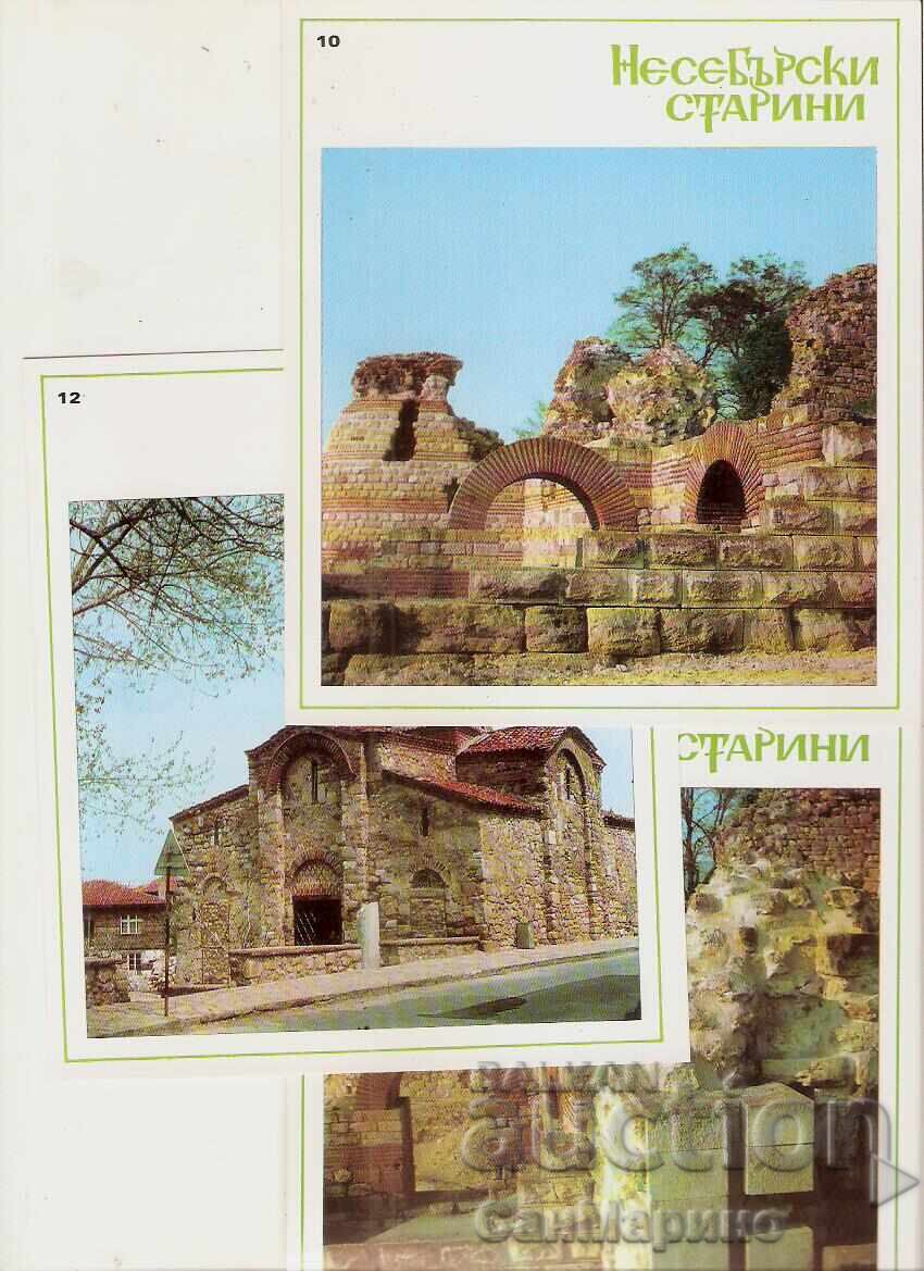 Auction  Bulgaria Postcard Nessebar Nessebar Antiquities Album 21 pieces