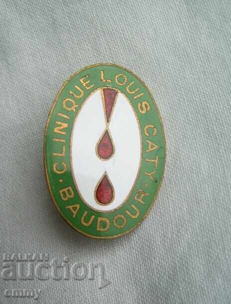Badge - Louis Caty Clinic, Belgium. Email