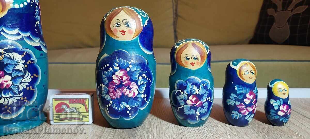 Matryoshka dolls, 5 piece set for connoisseurs - 5