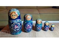 Matryoshka dolls, 5 piece set for connoisseurs
