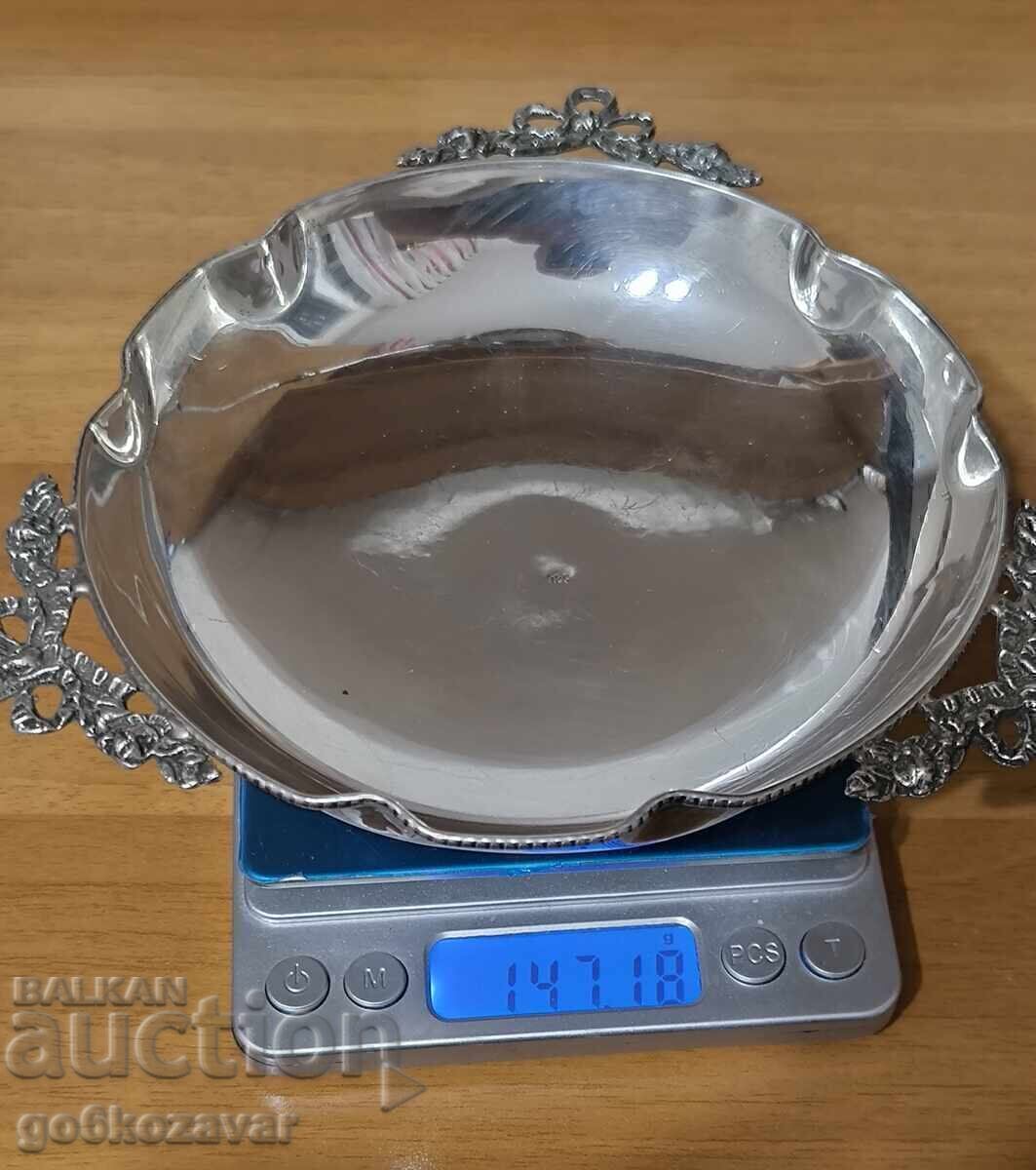 Beautiful Silver Bonbonniere, Solid 925 Silver - 6