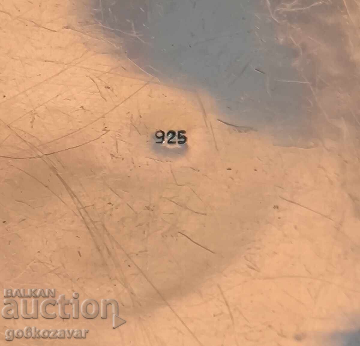 Красива Сребърна Бонбониера, Масивно сребро 925 - 7 Красива Сребърна Бонбониера, Масивно сребро 925 - 7