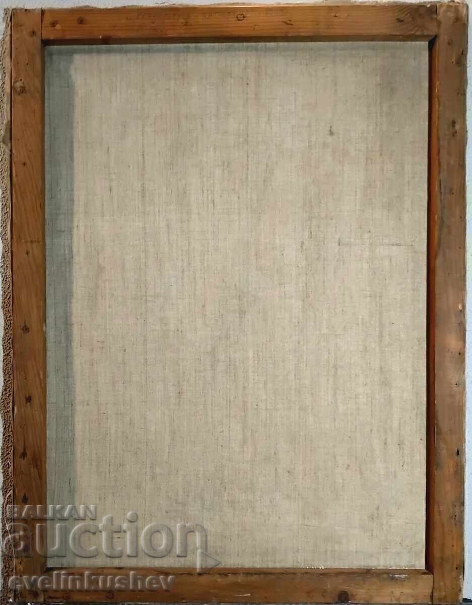 Голяма маслена картина на Венко Петров 70 х 90 - 6