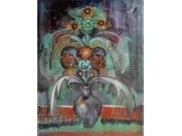 Μεγάλος ελαιογραφικός πίνακας του Βένκο Πέτροφ 70 x 90