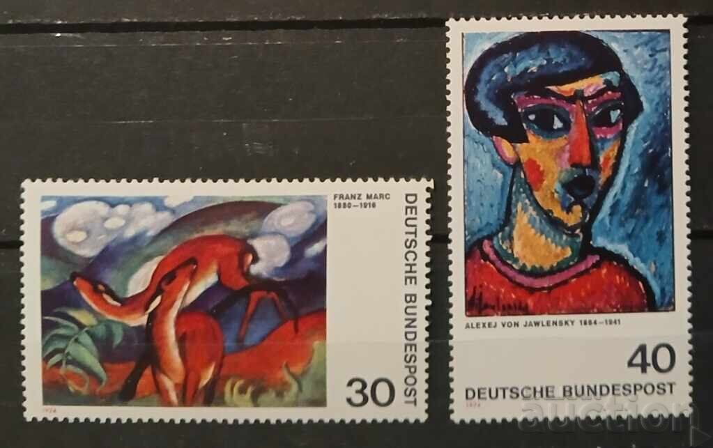 Γερμανία 1974 Τέχνη/Πίνακες MNH