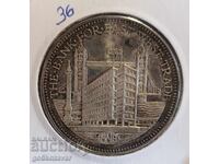 Medalie 50 de ani Banca Națională Moscova Londra RRR Rare !