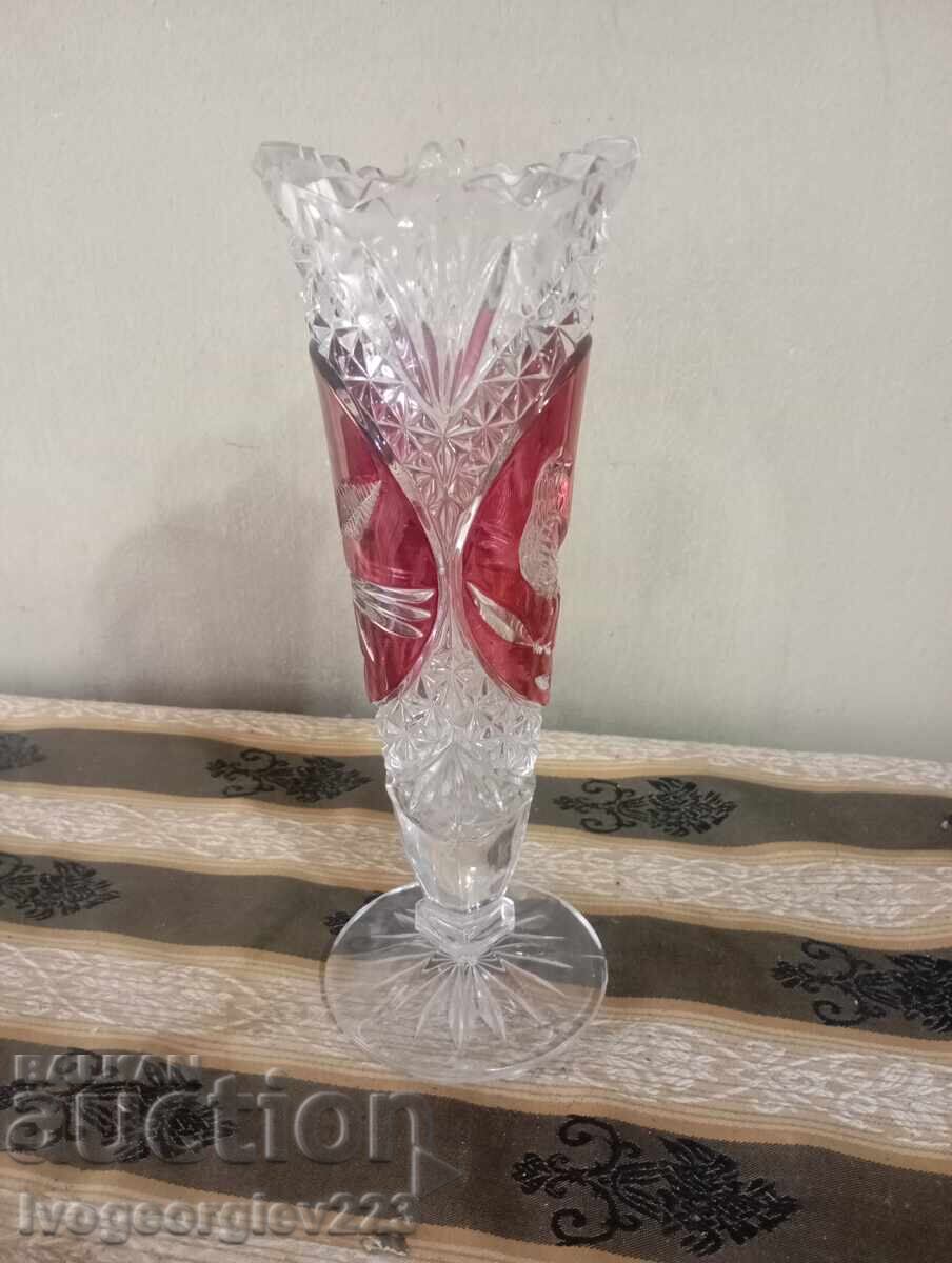 Παράδοση Κρυστάλλινο βάζο Βοημίας