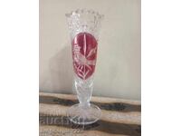 Κρυστάλλινο βάζο Βοημίας
