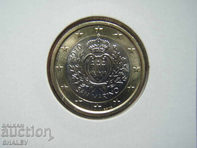 1 Euro 2010 San Marino (1 евро Сан Марино) - Unc 1 Euro 2010 San Marino (1 евро Сан Марино) - Unc