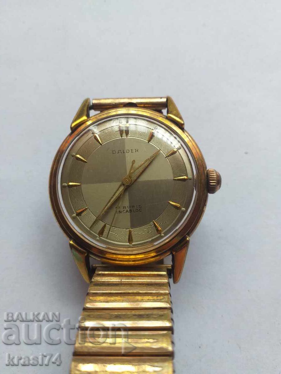 Gold plated watch