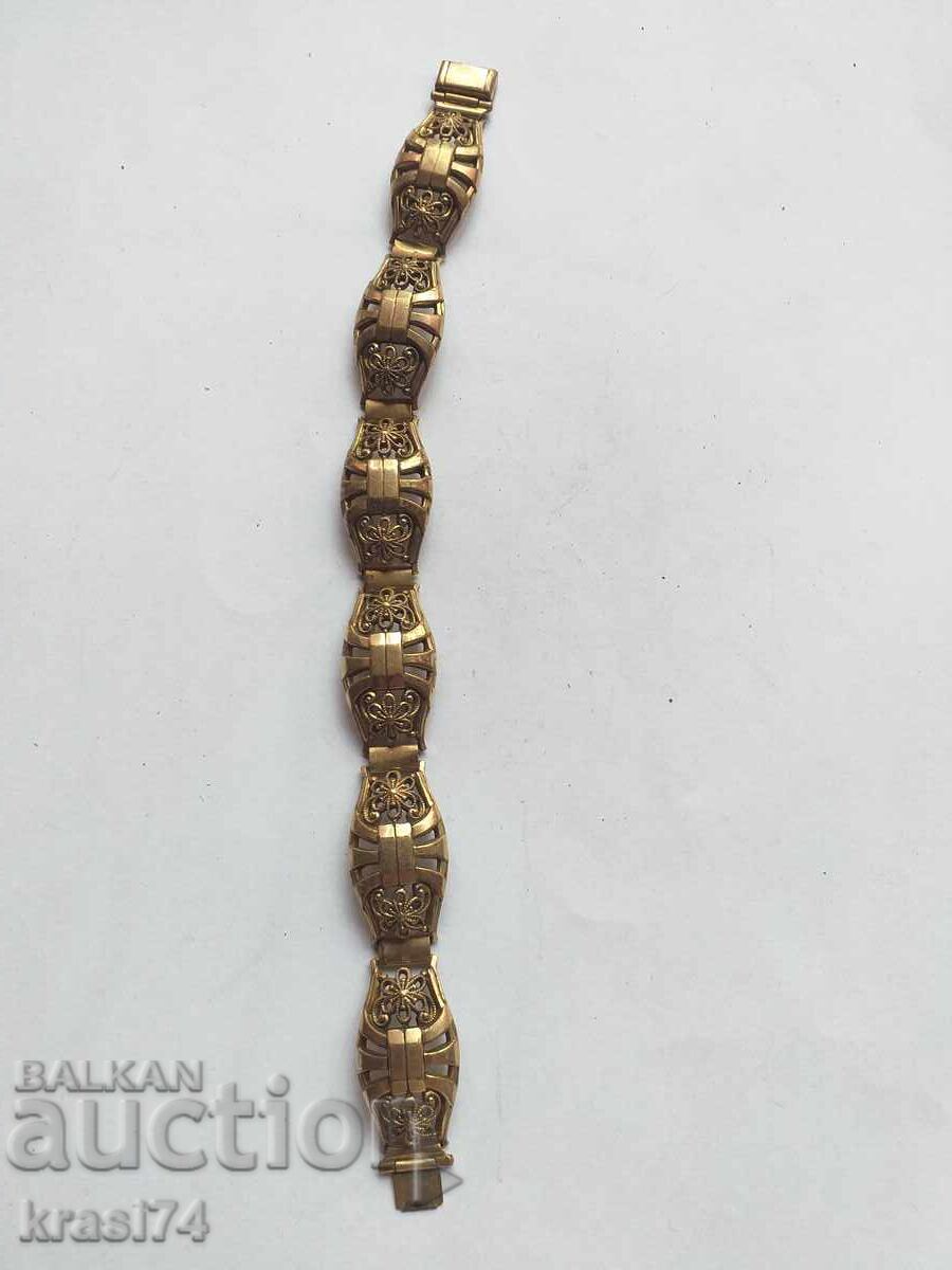 Gold-plated bracelet