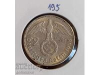 Γερμανία Τρίτο Ράιχ 2 Μάρκα 1938 Ασήμι !