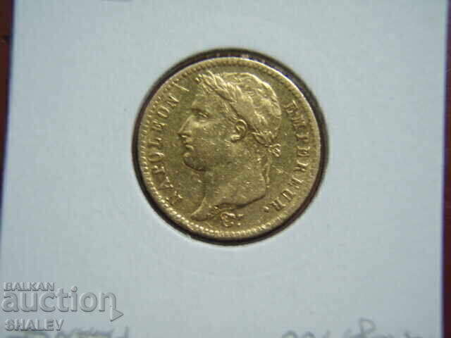 20 Franci 1813 A Franța (20 franka Frantsiya) - XF/AU (zlato) - 7 20 Franci 1813 A Franța (20 franka Frantsiya) - XF/AU (zlato) - 7