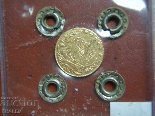 Delivery of 25 Kurush 1914 Turkey (AH1327/6 year Turkey) - XF/AU (gold)