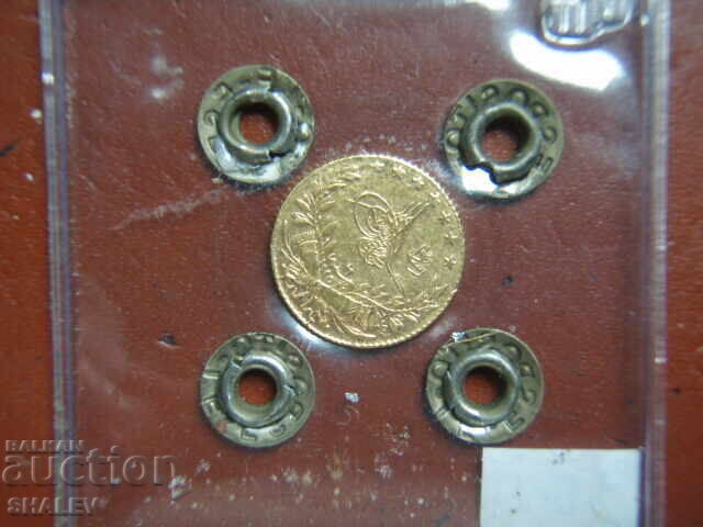 25 Kurush 1914 Turkey (AH1327/6 year Turkey) - XF/AU (gold) - 5