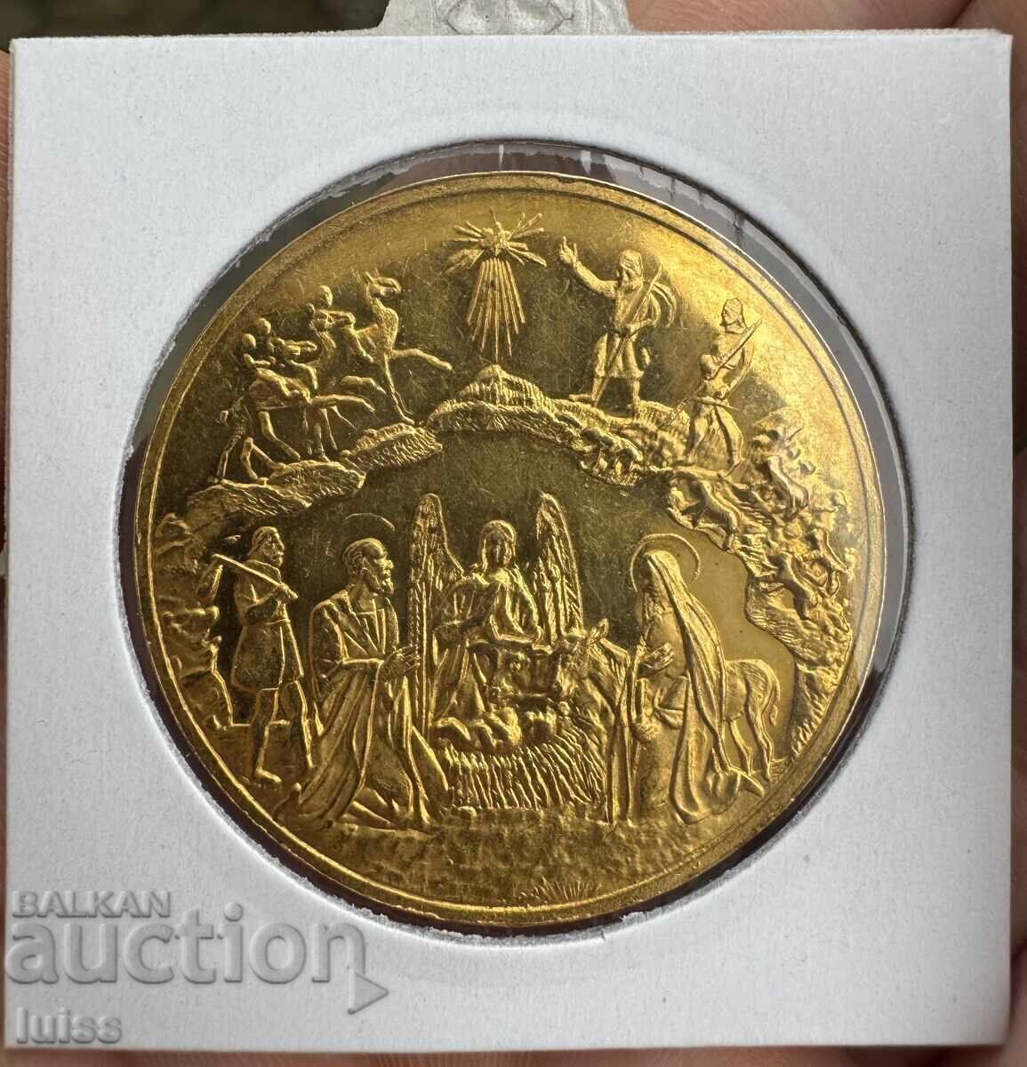Rare Golden Baptism - Medal, Christening Russia 19th Century with price 5999.99 BGN | € 3067.75 Rare Golden Baptism - Medal, Christening Russia 19th Century with price 5999.99 BGN | € 3067.75